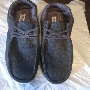 Mens Magellan Lined Slip-On Shoes Size 12